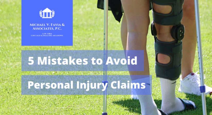 Top 5 Mistakes to Avoid When Pursuing a Personal Injury Claim