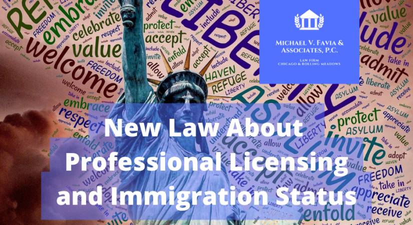 New Law on Professional Licensing and Immigration Status