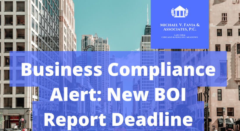 Chicago IDFPR Defense Attorney Michael V. Favia on the New BOI Report Deadline