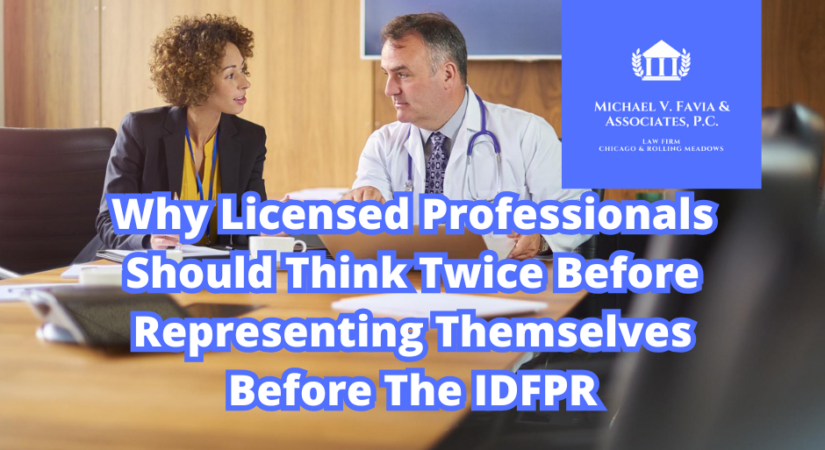 IDFPR license defense attorney